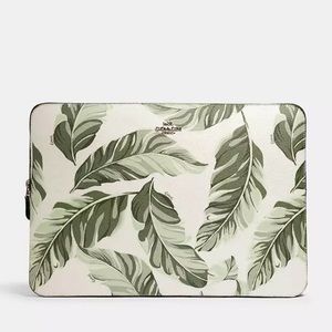 Coach Laptop sleeve Banana Leaves Print
(Limited edition)